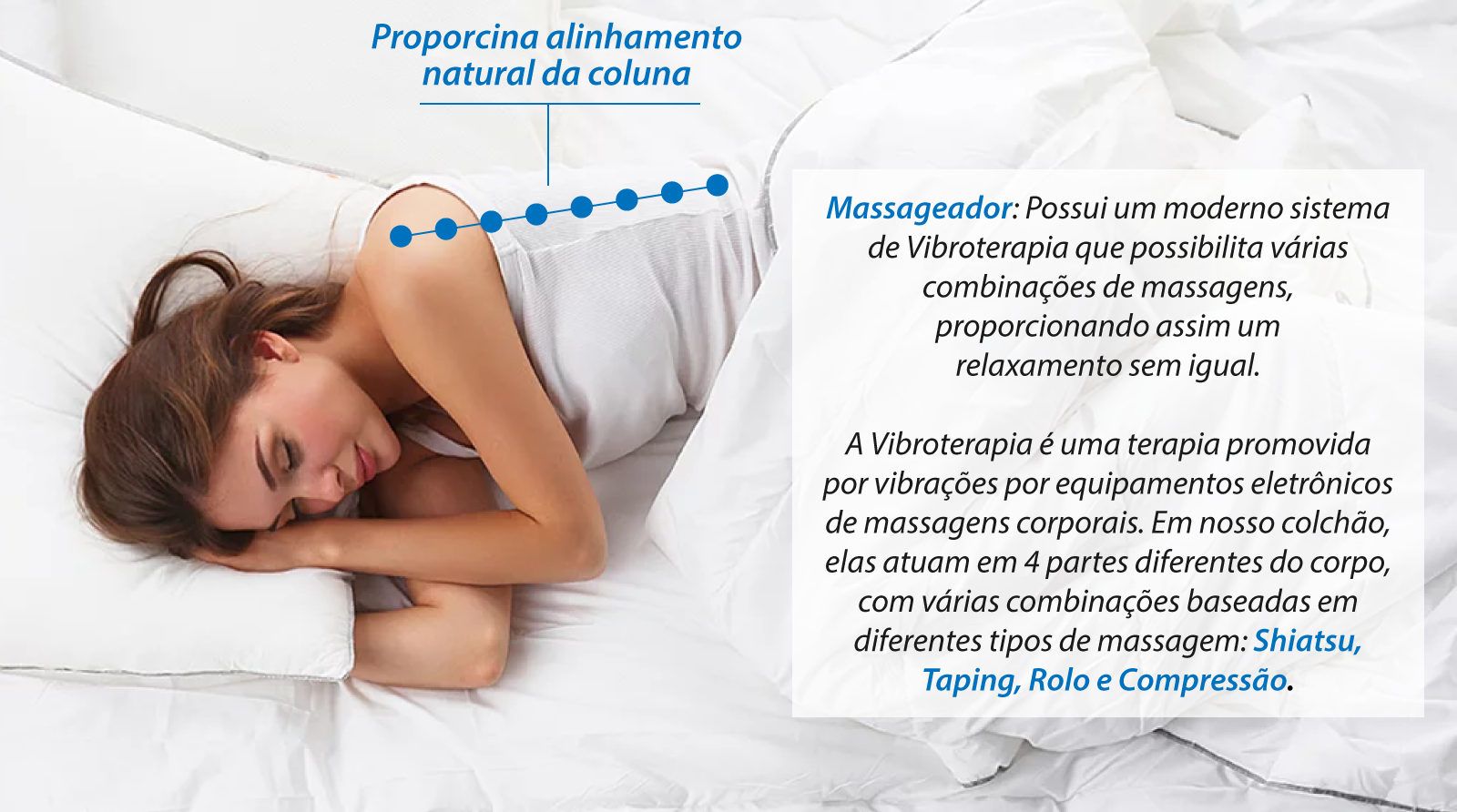 Super Feir&atilde;o de Descontos! Cama completa com 50% ou colch&atilde;o massagem a R$ 1.590
