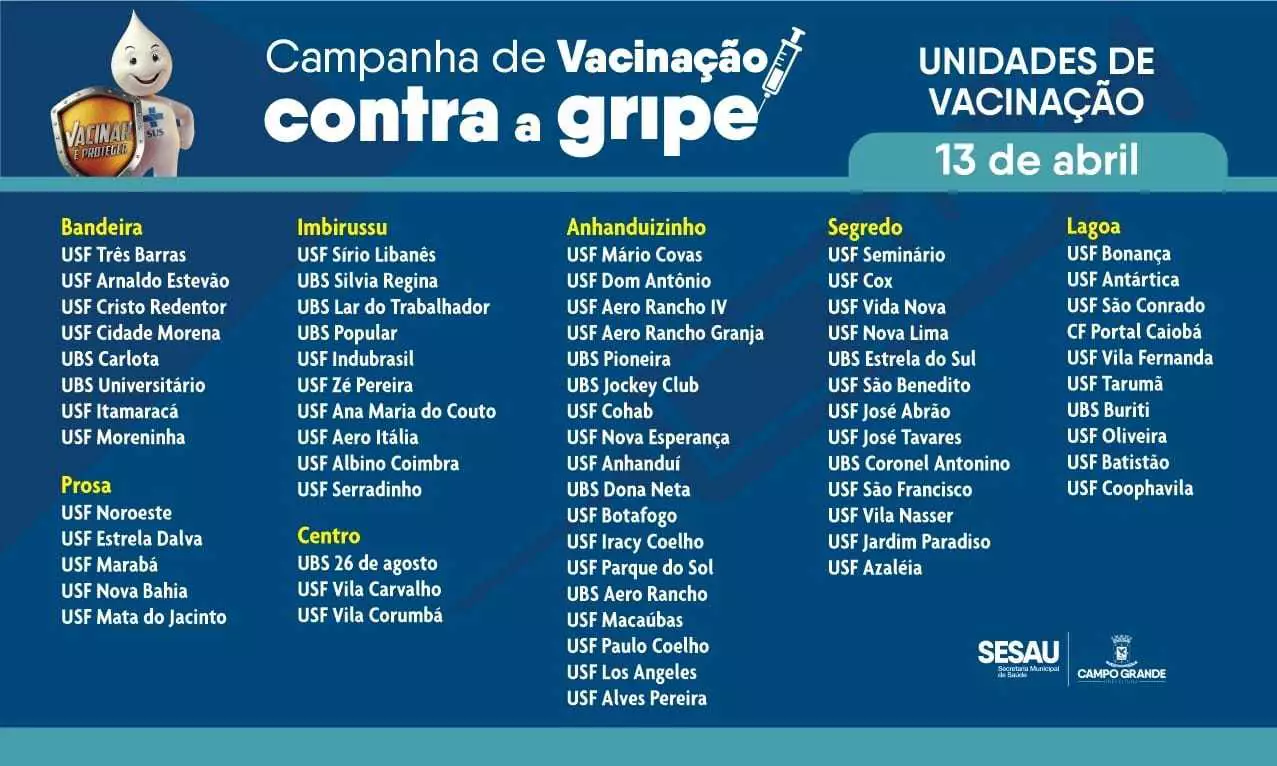 Sem filas, crian&ccedil;as come&ccedil;am a ser vacinadas contra a gripe na Capital