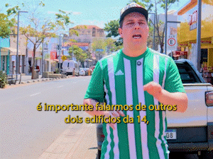 Os primeiros prédios da 14 e elevador residencial de Campo Grande