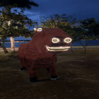 Esquisitona? Capivara gigante dá o que falar em decoração de Natal