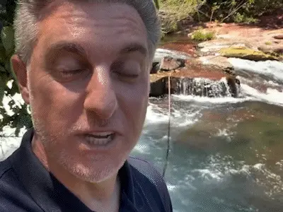 Após reencontro em MS, Luciano Huck vai a Bonito: 