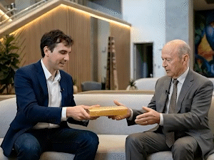 Bisneto lança biografia e usa I.A para “conversar” com Laucídio Coelho