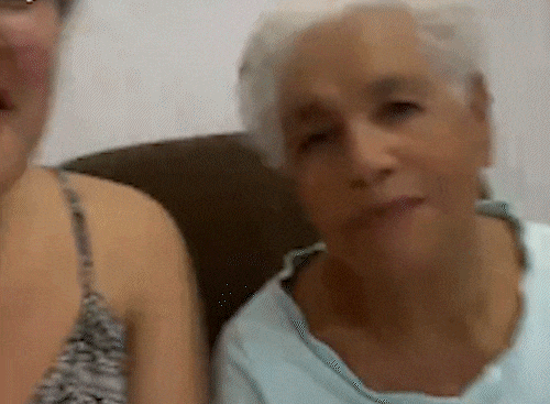 Neta registra recomeço de avó após 15 anos nas mãos de marido violento